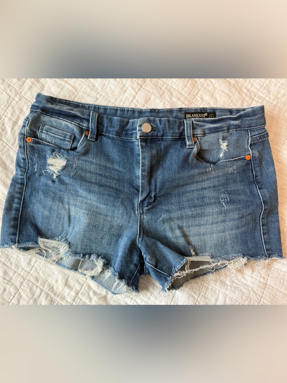 BLANK NYC distressed shorts, size 31